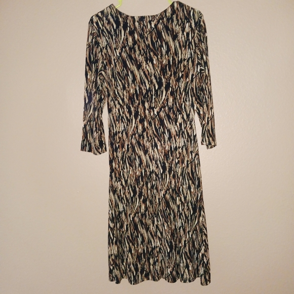 Brown and black dress - Picture 2 of 2